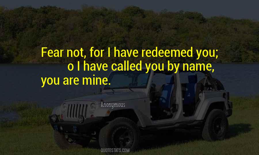 Quotes About Redeemed #246625