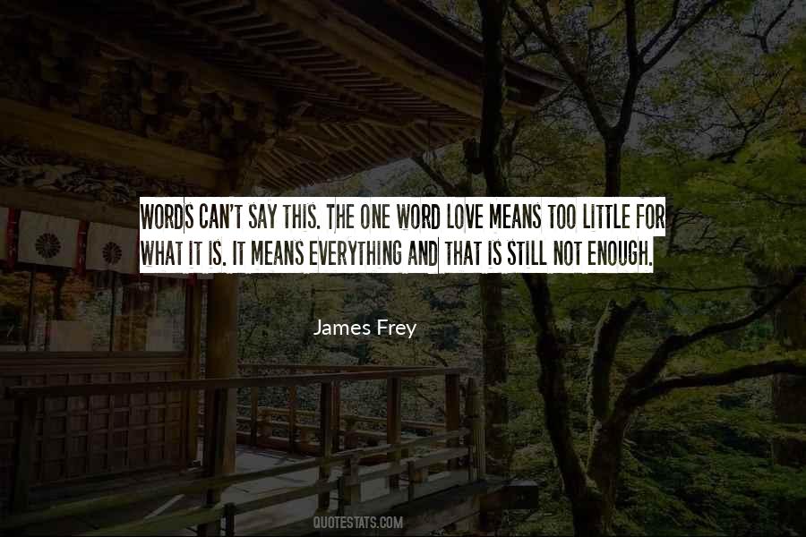 Quotes About One Word Is Enough #1777933