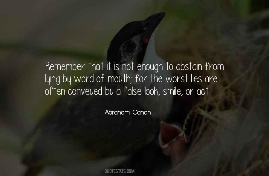 Quotes About One Word Is Enough #340351