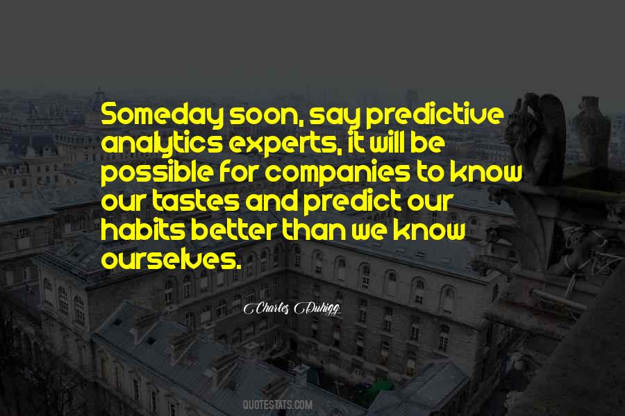 Quotes About Predictive Analytics #876420