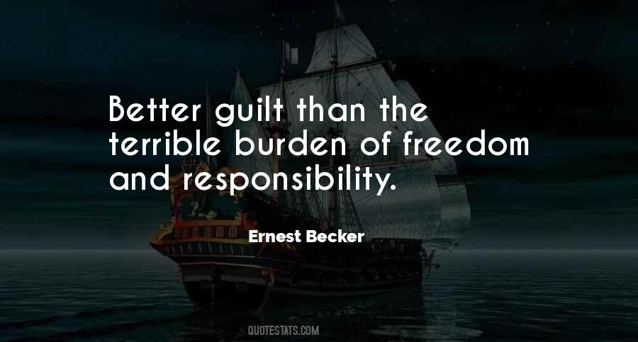 Quotes About Burden Of Responsibility #1869017