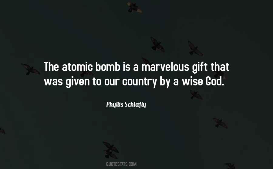 Quotes About Atomic Bomb #1017593