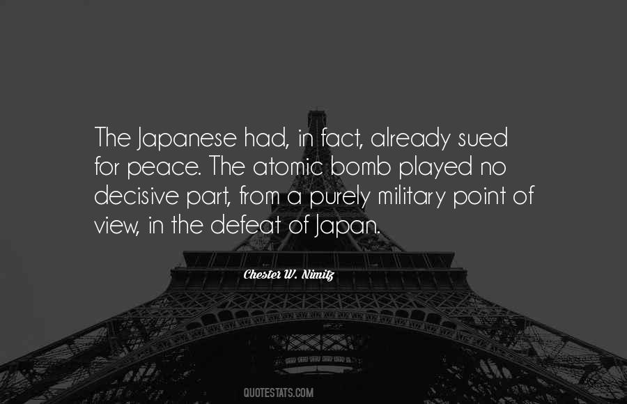 Quotes About Atomic Bomb #1276361