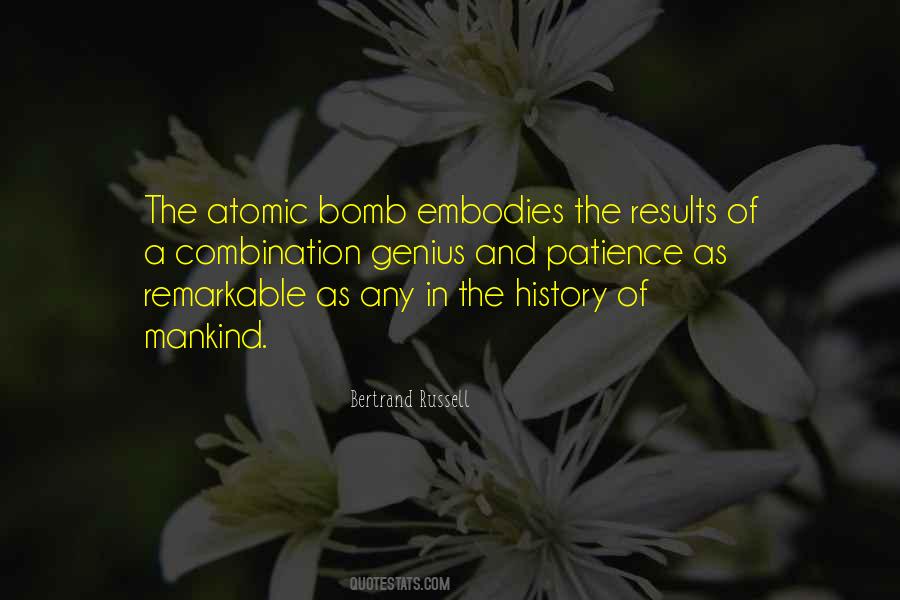 Quotes About Atomic Bomb #1743090