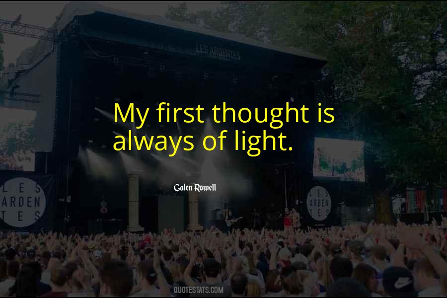 Quotes About First Light #304800