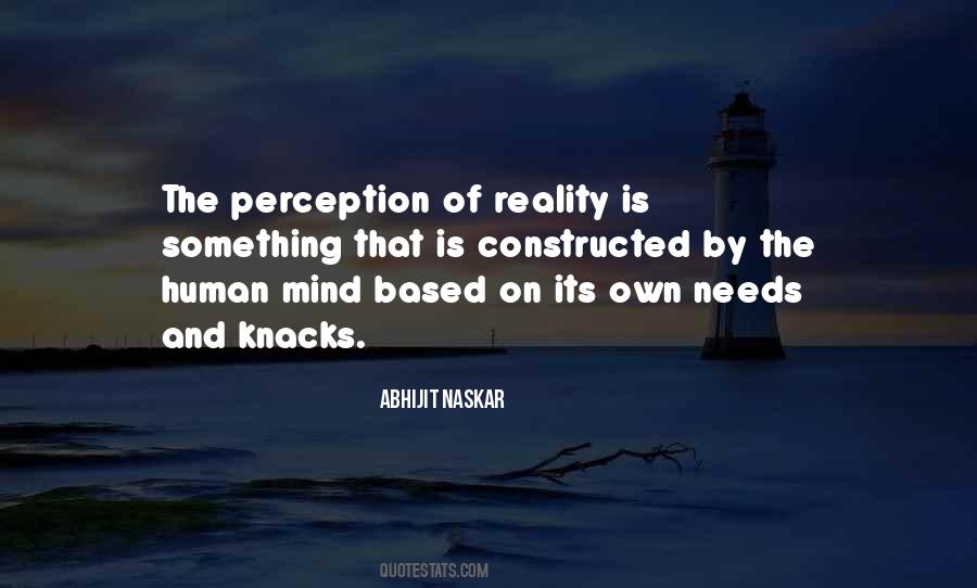 Perception Of Reality Quotes #803089