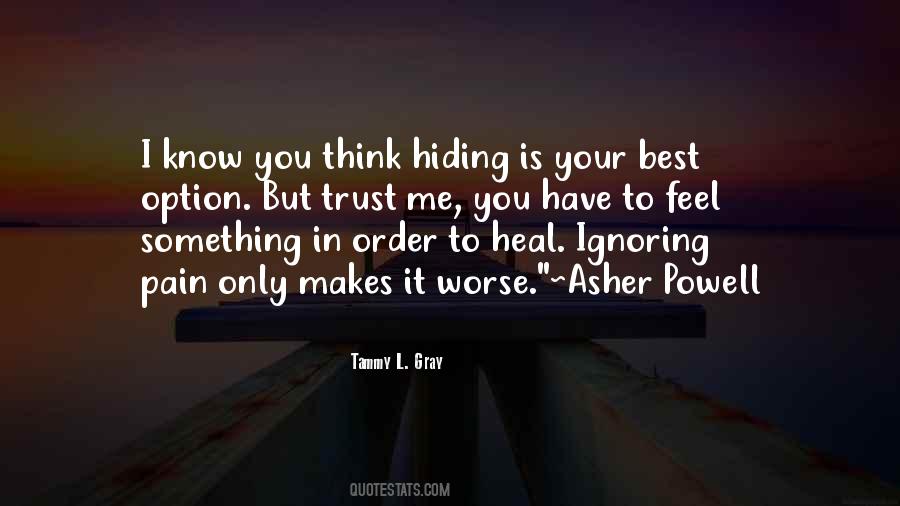 Quotes About Hiding My Pain #1119215