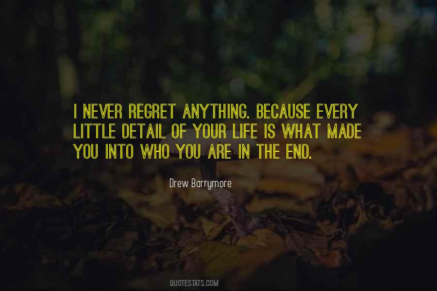 Quotes About I Never Regret #234750