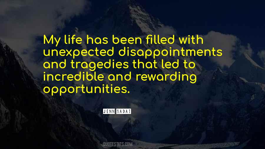 Quotes About Life Disappointments #1430153