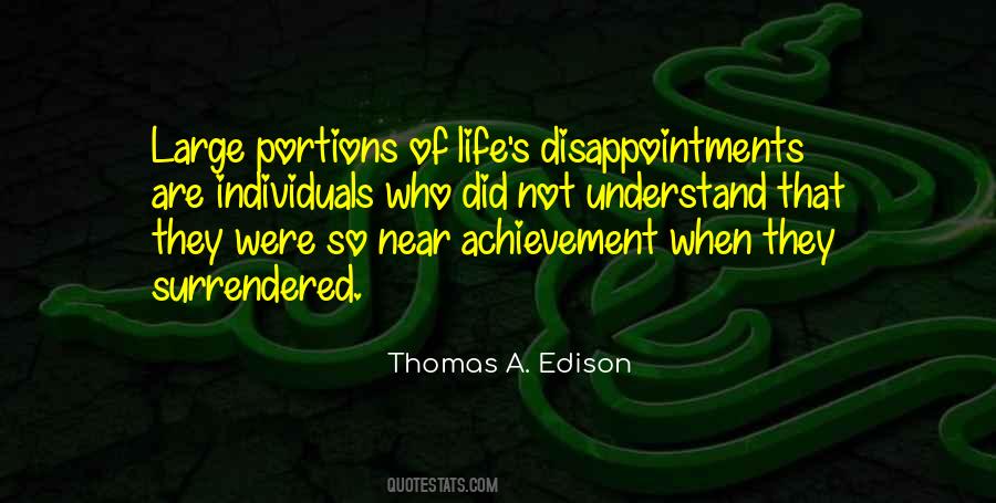Quotes About Life Disappointments #1470155