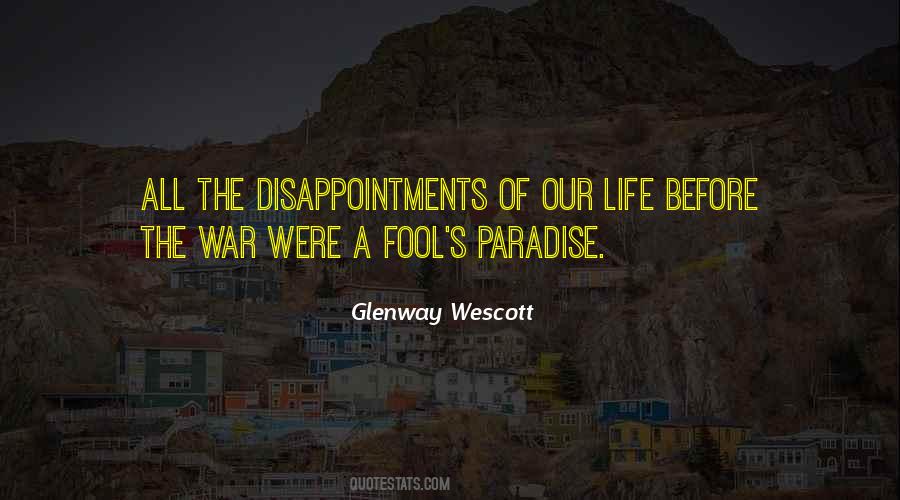 Quotes About Life Disappointments #1481857