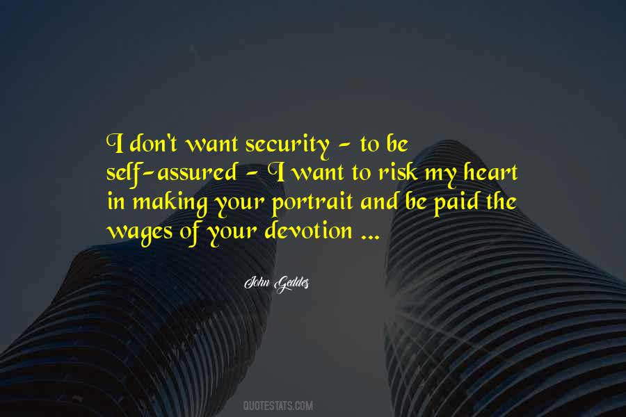 Quotes About Security In Love #855334