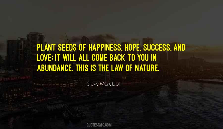 Quotes About Seeds Of Hope #382371