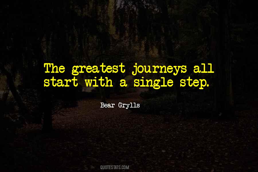 A Single Step Quotes #1577878