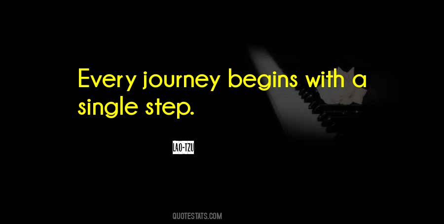 A Single Step Quotes #1613914