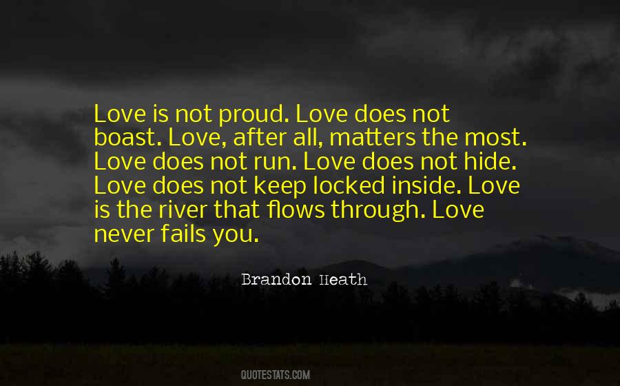 Quotes About Love Is All That Matters #148543
