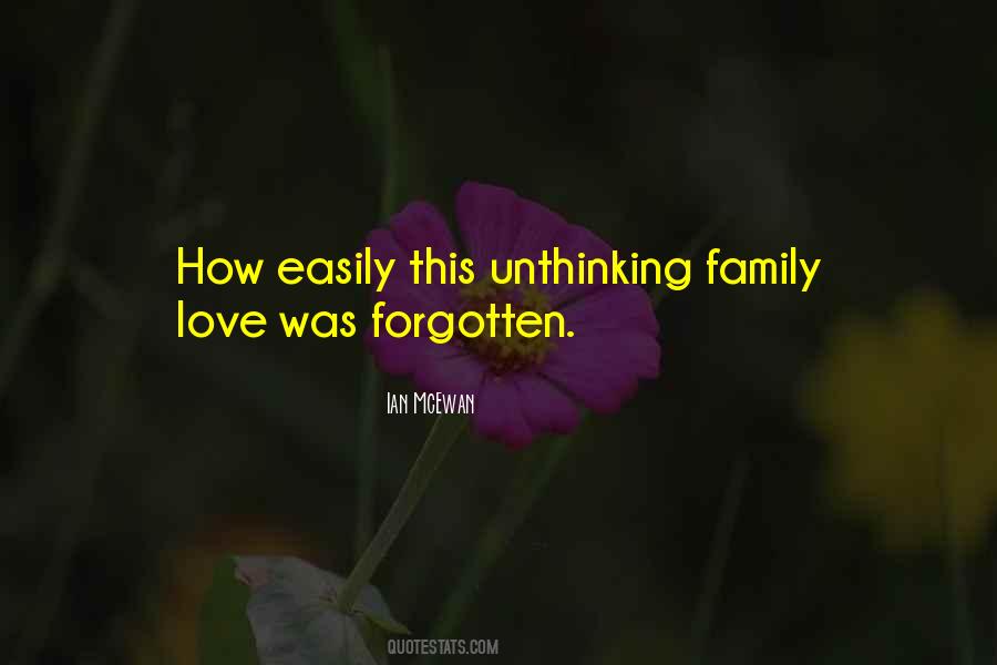 Love Forgotten Quotes #98975