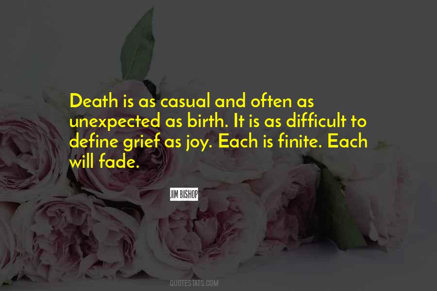 Quotes About Unexpected Death #463861