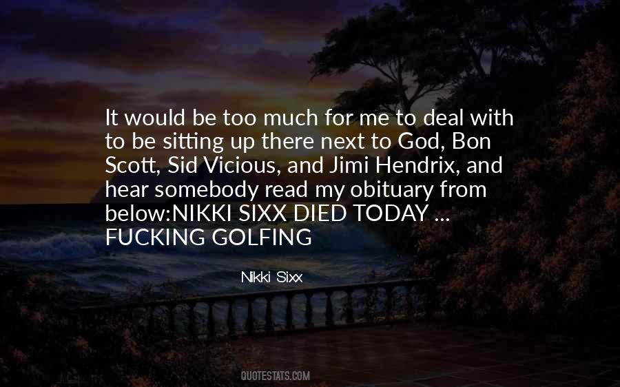 Quotes About Golfing #99165