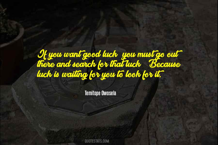 Quotes About Luck And Success #1590673