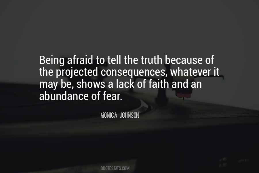 Quotes About Being Afraid #1848762