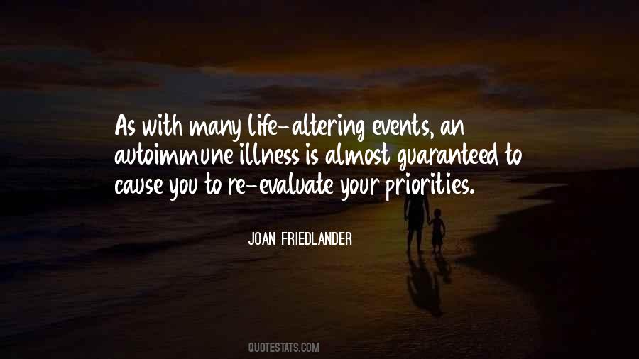 Quotes About Life Altering Events #1107008