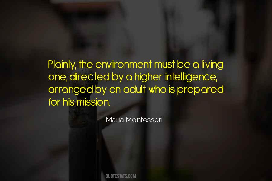 Quotes About Prepared Environment #1315474