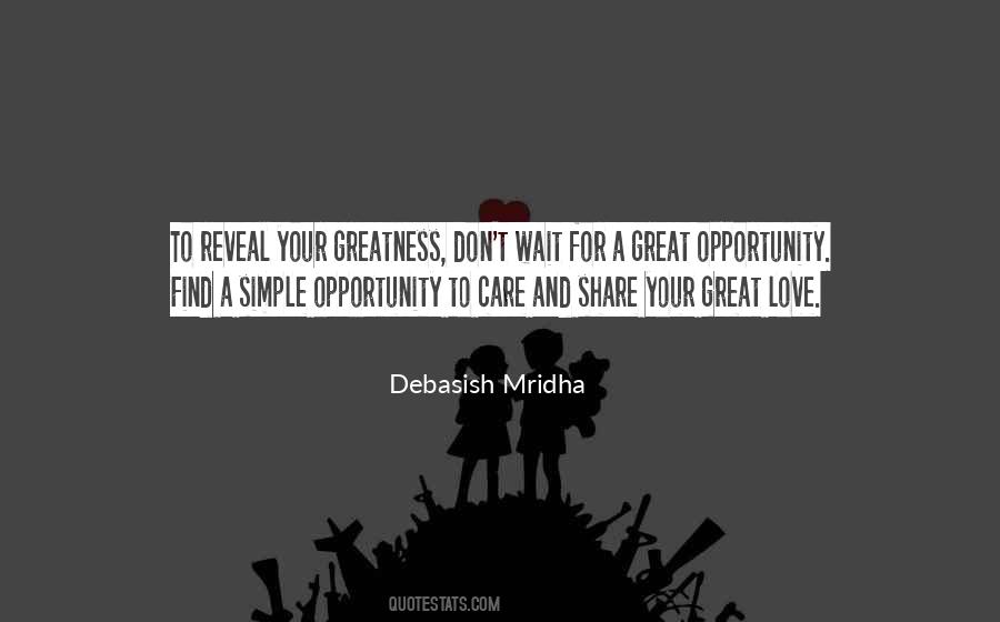 Great Opportunity Quotes #566894