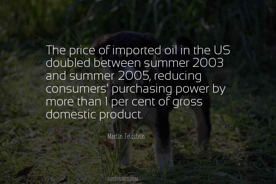 Quotes About Gross Domestic Product #528592