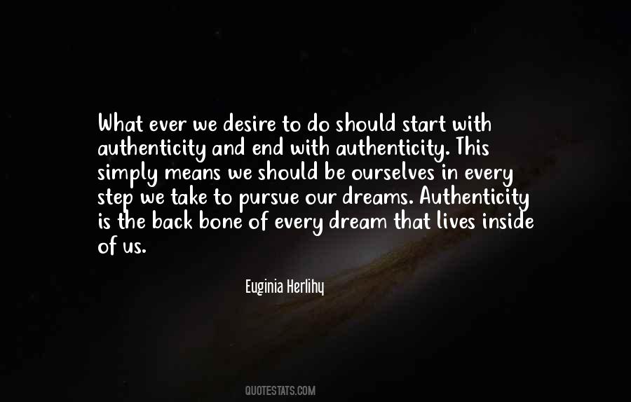 Dream To Pursue Quotes #616584