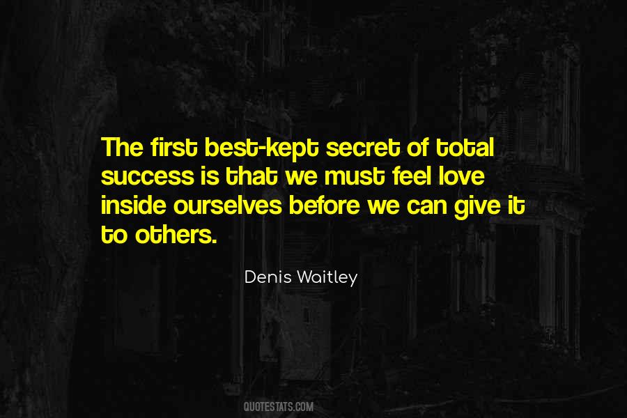 Quotes About Secrets To Success #1564385