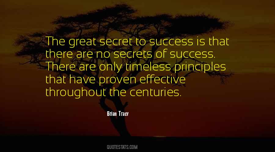 Quotes About Secrets To Success #784117