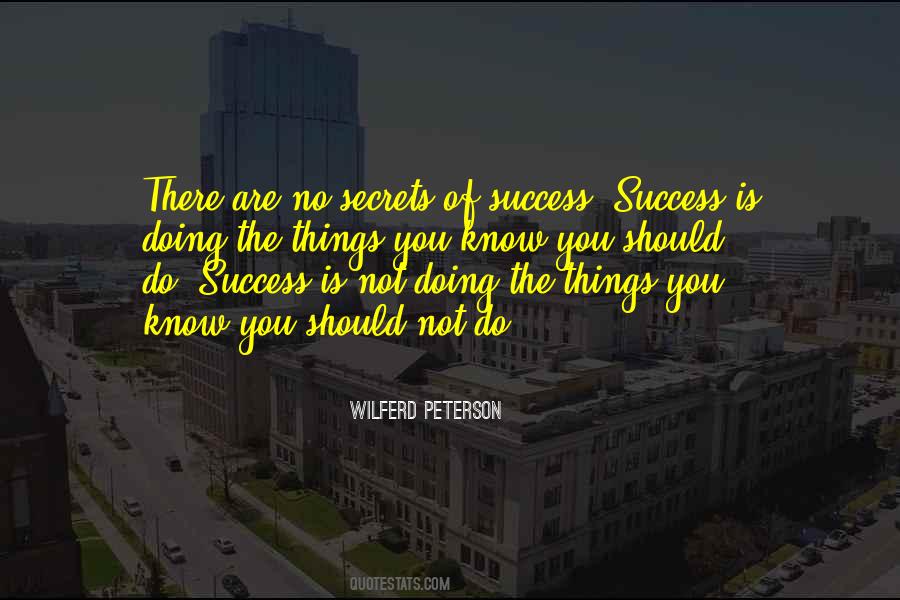 Quotes About Secrets To Success #815627