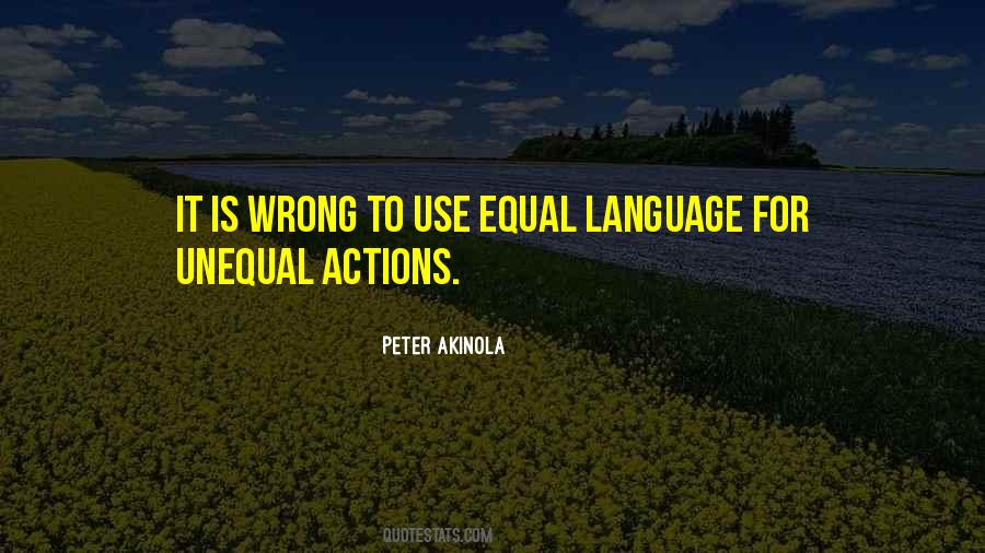 Unequal Equal Quotes #381448