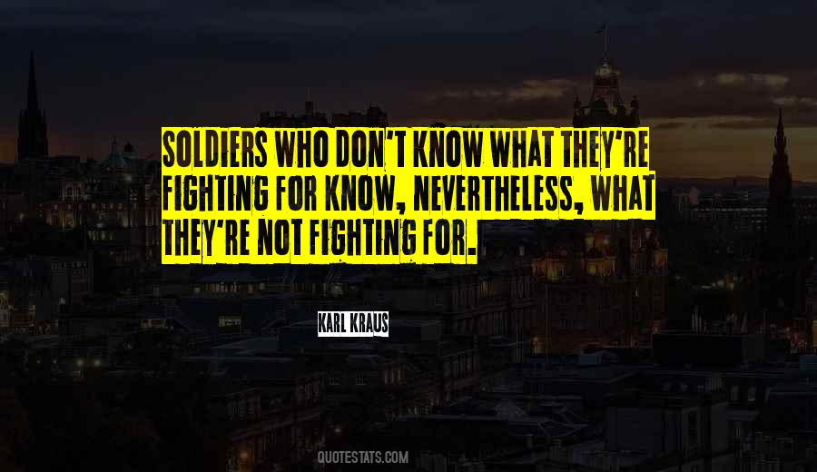 Quotes About Not Fighting #859669