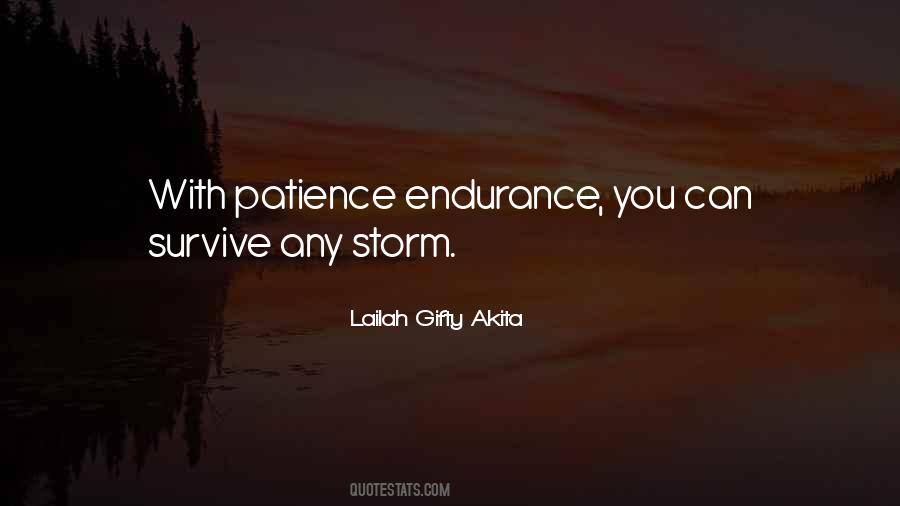 Endurance Patience Quotes #1006442