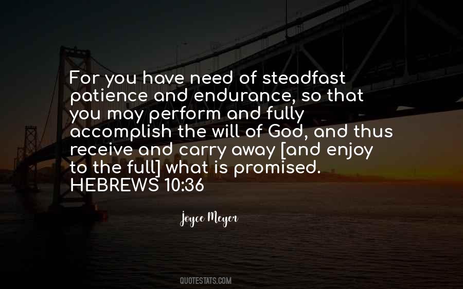 Endurance Patience Quotes #1162174
