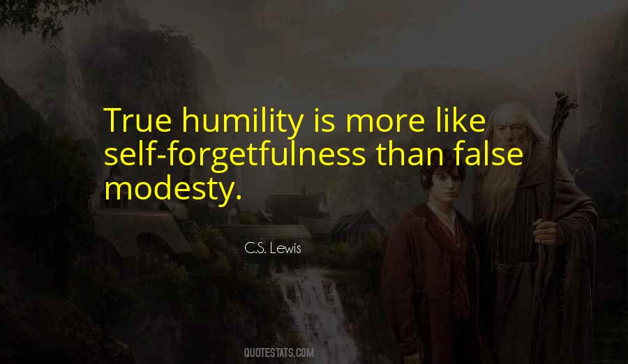 Quotes About True Humility #1387038