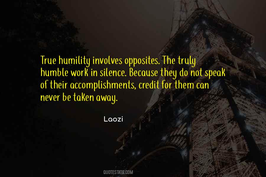 Quotes About True Humility #1790538