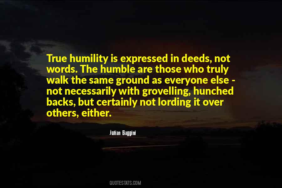 Quotes About True Humility #1844708