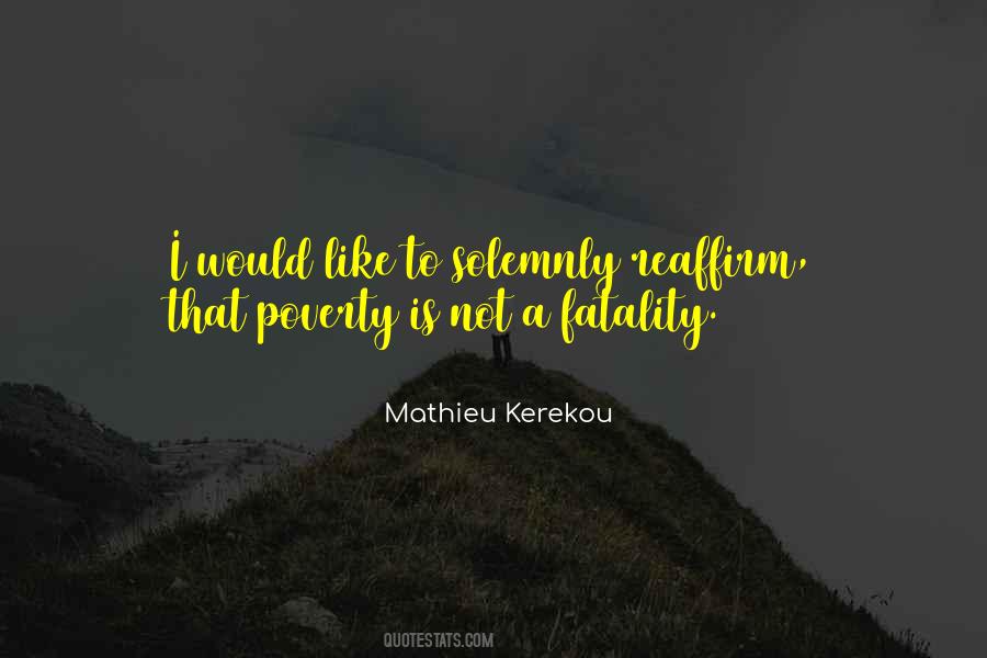 Quotes About Fatality #1713909