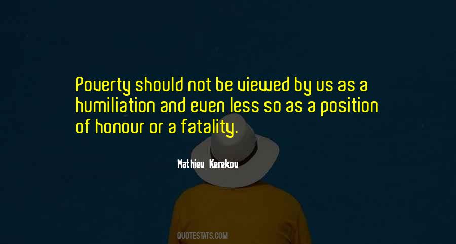 Quotes About Fatality #807127