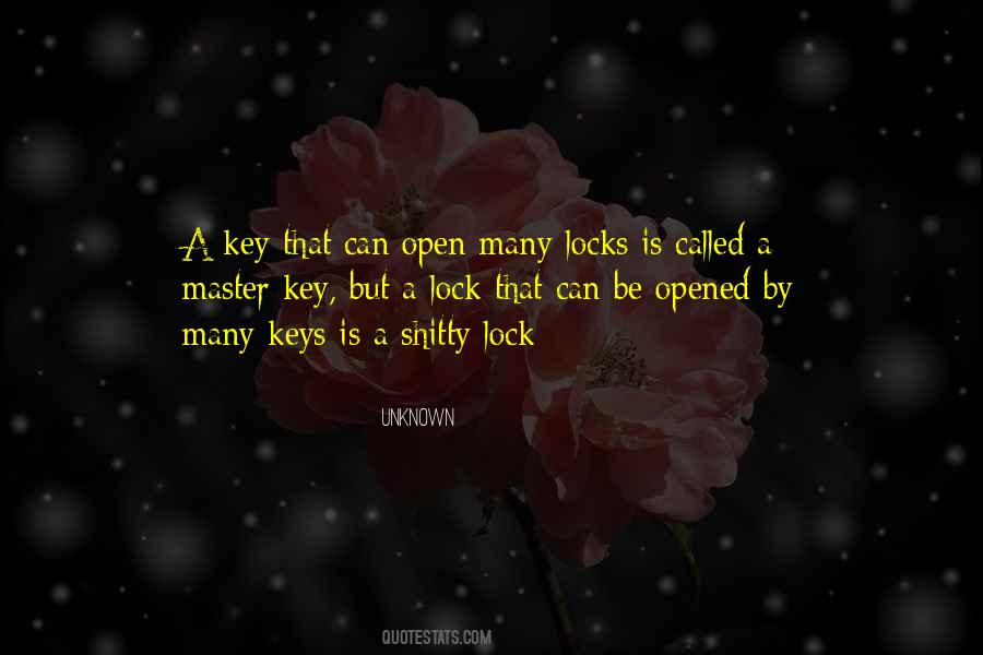 Quotes About A Key #1087830