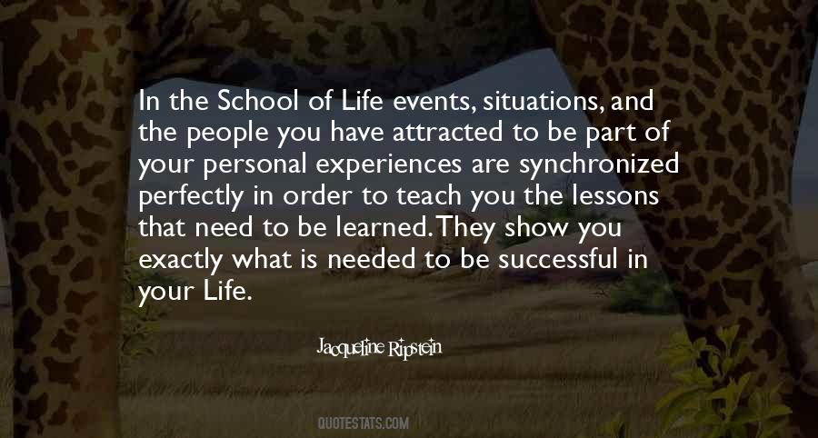 Quotes About Life Learning Experience #71334