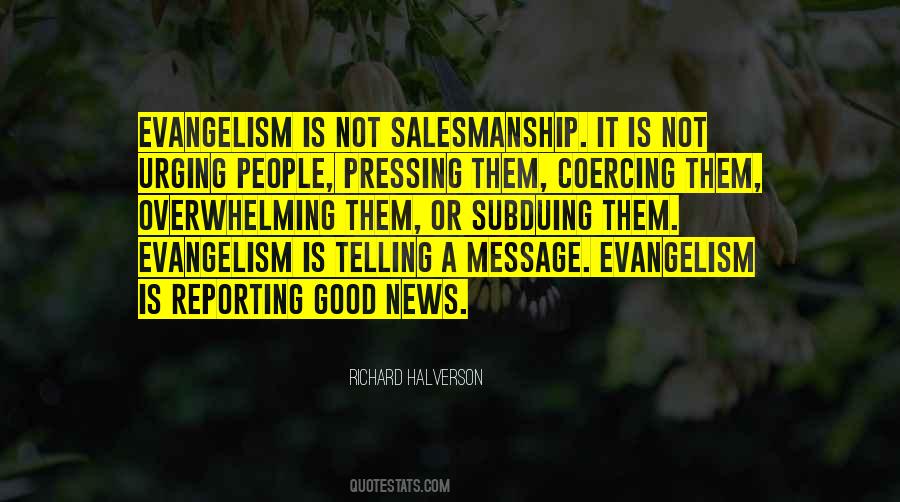 Quotes About Evangelism #233643