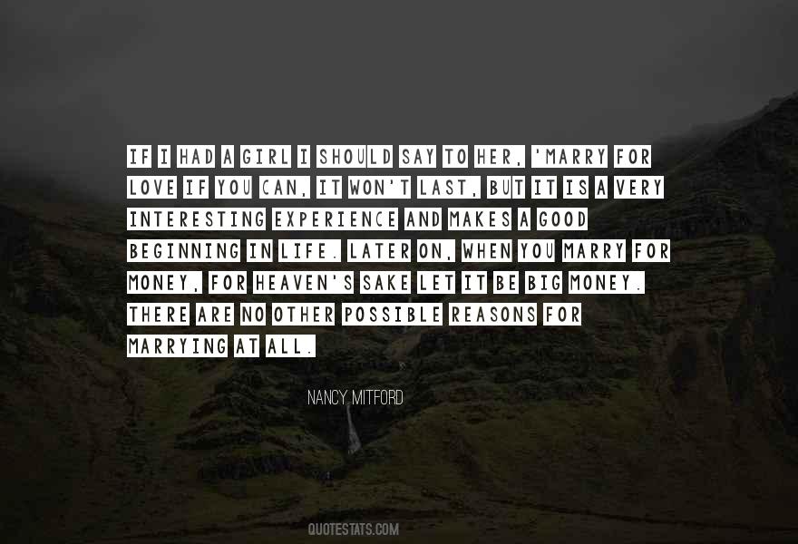Quotes About No Money No Love #1078664