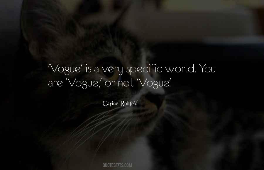 Quotes About Vogue #31116
