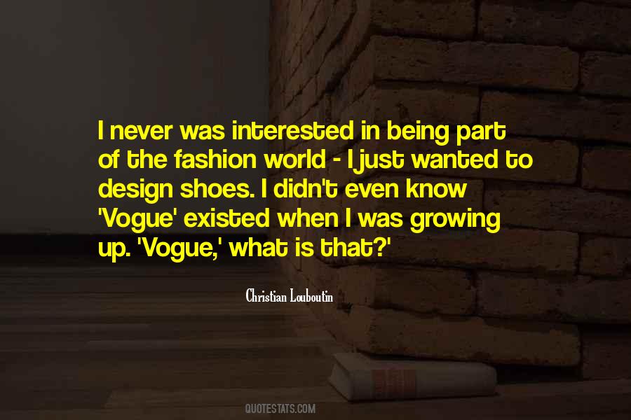 Quotes About Vogue #531277