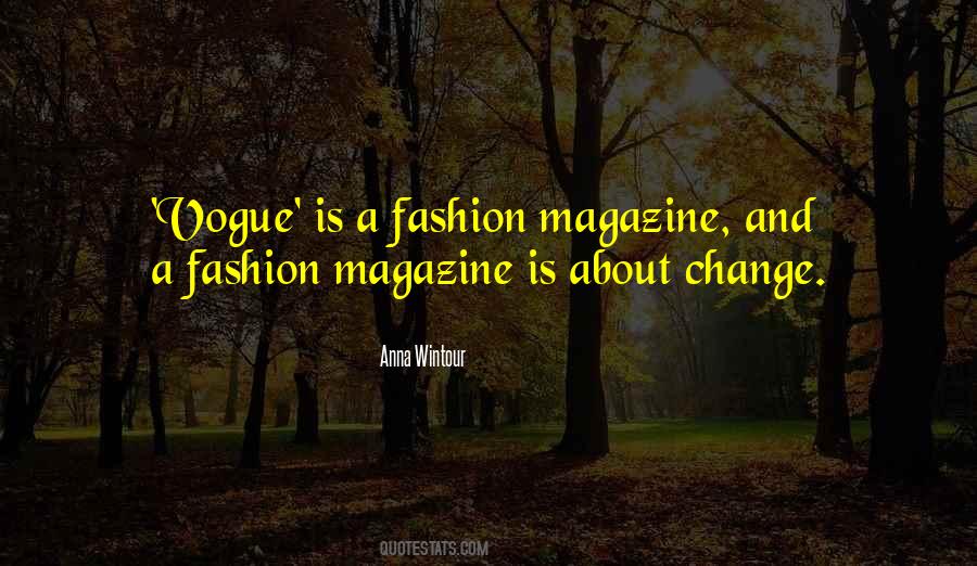 Quotes About Vogue #815373