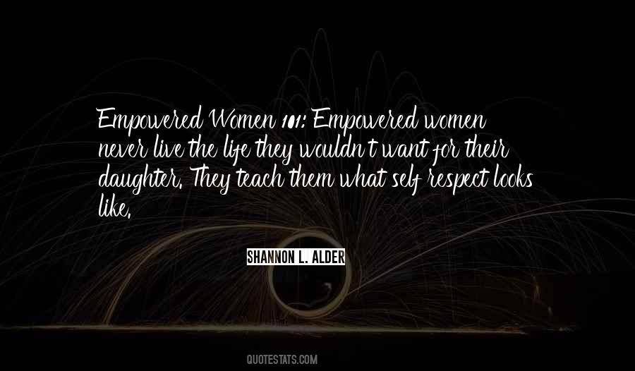 Women Empowered Quotes #1103928